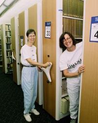 PHS McLean Library and Archives. Janet Evans and Jane Alling, 1996