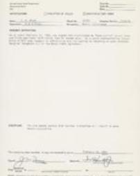 Disciplinary Write Up Given to Mike Stout, 1978