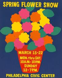 1970 Philadelphia Flower Show. Poster