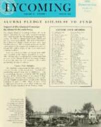 Newsletter from Lycoming College, August 1958