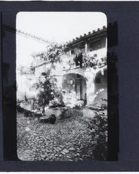 Spain. Córdoba. Patio de una Casa Situada en el Antiguo Barrio del Alcazar Viejo
