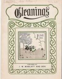 Gleanings; Vol. 1, No. 1