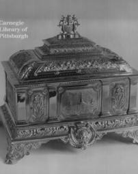 Silver gilt casket containing the freedom of the City and Royal Burgh of Glasgow, 10th September, 1901