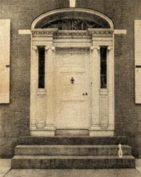 Two Colonial Doorways, Muncy: Residence of Dr. T. Kenneth Wood