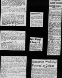 Lycoming College scrapbook: September 4, 1960-September 2, 1961