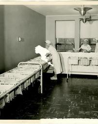 Hospital nursery.