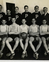 Peters Township High School basketball team, 1929-1930.