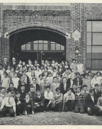 Peters Township High School students, circa 1940.