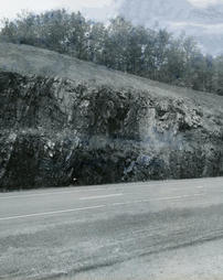 Anthracite outcrops along Interstate 81