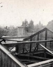 James V. Brown Library under construction, July 31, 1906