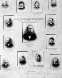 Faculty of Dickinson Seminary, 1885-86