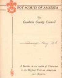 Boy Scouts of America: The Cambria County Council