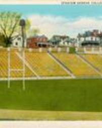Reeves Field [1] color postcard, Geneva College, Beaver Falls, Pa.
