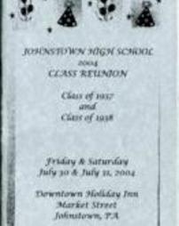 Johnstown High School 2004 Class Reunion Program, classes 1937-1938