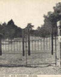 Cemetery Gates, New Harmony, Indiana