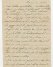 Anna V. Blough letter to father and mother, Dec. 18, 1914