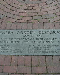 Azalea Garden. Dedication. 1990