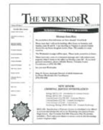 The Weekender Volume 20 Issue 3 2005