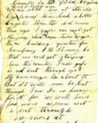 Letter from James Graham to his sister, Mary Ann, Camps in the field, Virginia, December 26, 1864