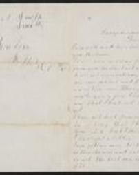Letter from Ebert Smith to his sister Mrs. Hannah Thacher, November 25, 1862