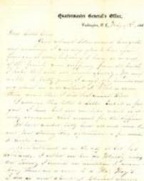 1866-02-17 Handwritten letter from Daniel S. Keller to his sister, Clara (Clara Louise Keller)