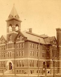 Williamsport High School, Third and Walnut Streets, c. 1900