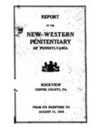 Report of the New Western Penitentiary of Pennsylvania (1916)