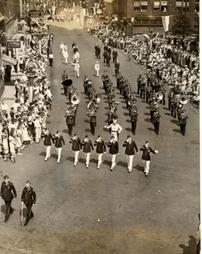 Harrisburg Singers and Band, American Legion Parade, 1939