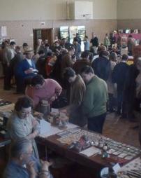 Overview of Craft Tables at Maple Festival Fair Hall