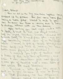 Letter from Bobby Johnston to Warren [Letter 110]