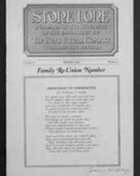 Store Lore, "Family Reunion," vol.11, no.1, March 1924