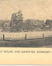 Rapp House and Gardens Postcard