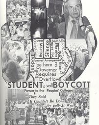 Flier for student boycott