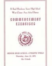 Commencement Program 1971