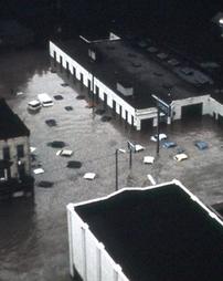 Kingston, PA - Military Helicopter Aerial of Hurricane Agnes Flood