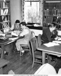 Students Studying in Bradley Hall Library