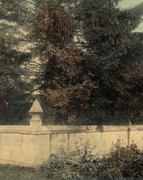 Cemetery Wall at Harmony, PA Postcard
