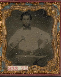 Portrait of Sam Mill, Blacksmith