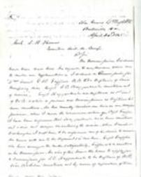 Letter from Harry White to S. B. Thomas April 20th, 1865