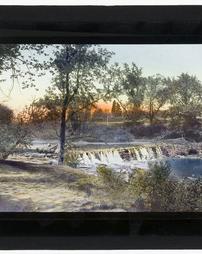 United States. [Unidentified River With Cascades]