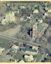 Aerial Image of Town and Church