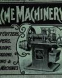 Illustrated catalogue of bolt and nut machinery : manufactured by the Acme Machinery Co.