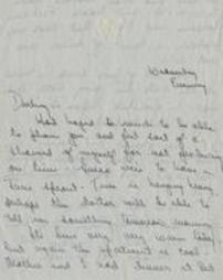 Letter from Bobby Johnston to Warren [Letter 7]