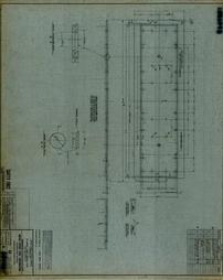 Arrangement and details of the deck plate for a 200 ton capacity 8 wheel ingot mould car