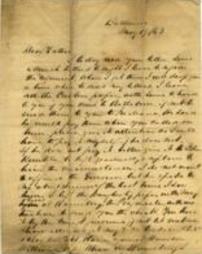 Letter from Harry White to Thomas White, May 19, 1863