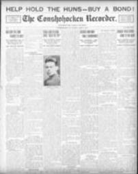 The Conshohocken Recorder, April 30, 1918