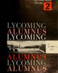 Lycoming, the Alumni Bulletin, April 1960