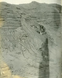 Cut in silt bank at George F. Lee Coal Company Colliery