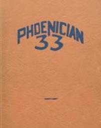 The Phoenician Yearbook, Westmont-Upper Yoder High School, 1933