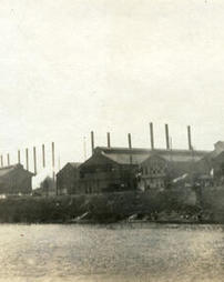 Steel mill along Monongahela River